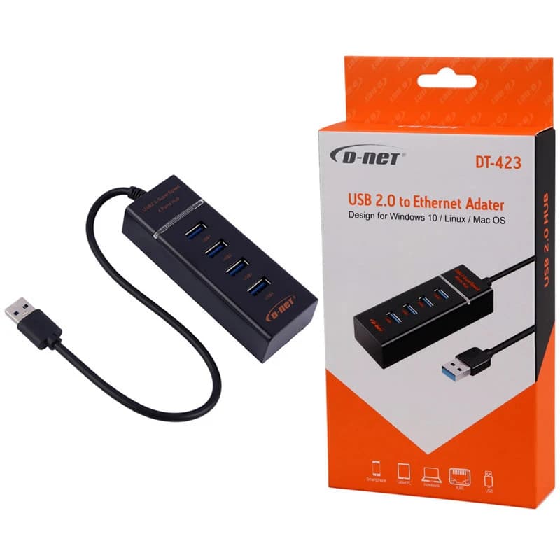 هاب USB دی نت مدل DT-423 — تصویر ۴