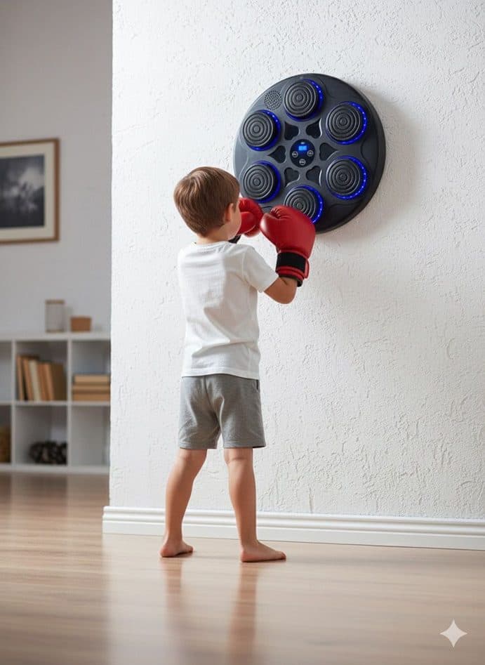 دستگاه بوکس هوشمند مدل Smart Boxing Machine با قابلیت پخش موسیقی کد BOX44 — تصویر ۳