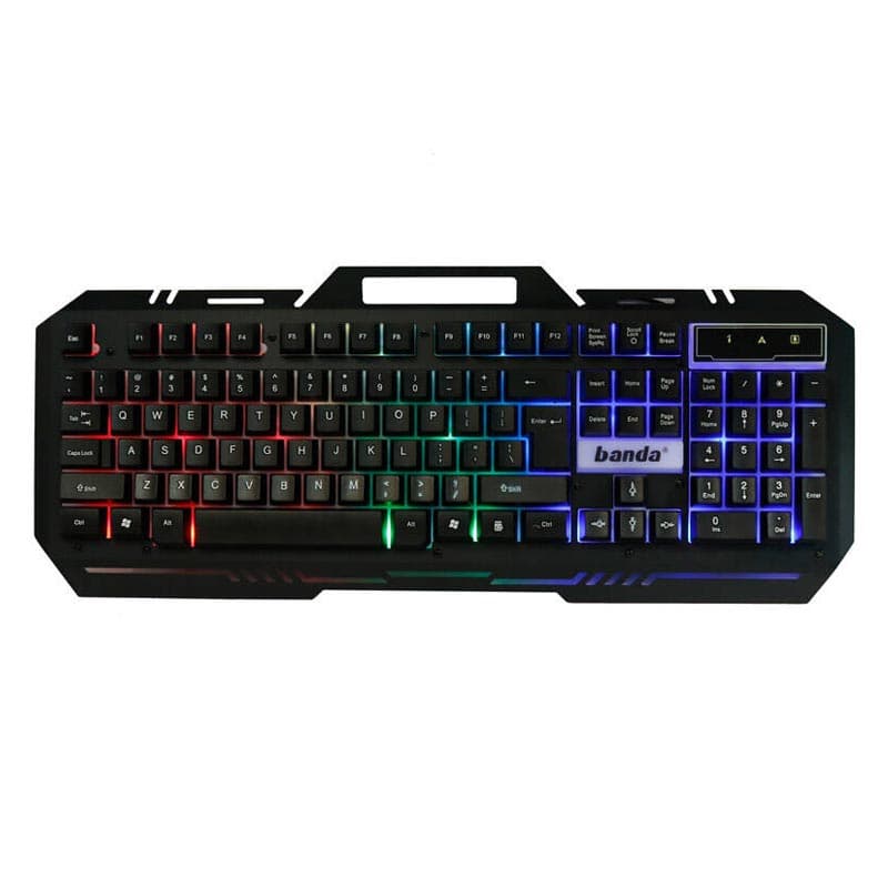 کیبورد و ماوس گیمینگ باندا مدل KM-77 RGB — تصویر ۷