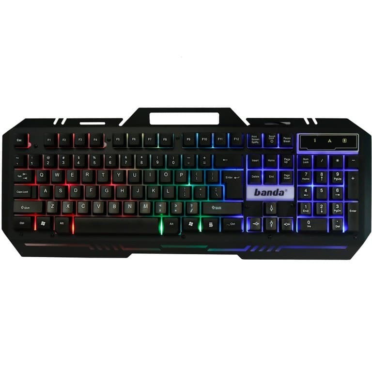 کیبورد و ماوس گیمینگ باندا مدل KM-77 RGB — تصویر ۲