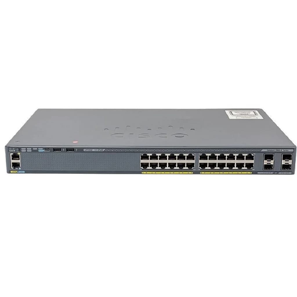 سوئیچ شبکه سیسکو 24 پورت WS-C2960S-24PS-L-استوک — تصویر ۲