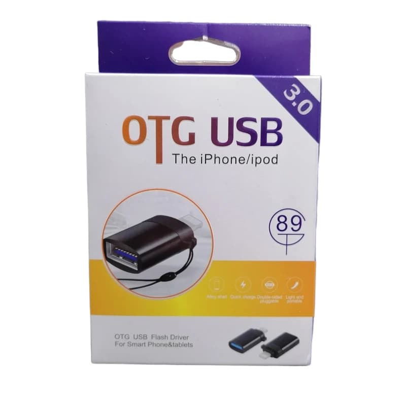 مبدل USB OTG به لایتنینگ مدل GP_89 — تصویر ۲
