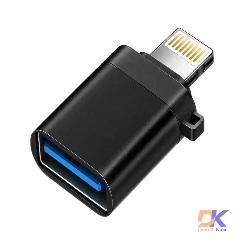 مبدل USB OTG به لایتنینگ مدل GP_89 — تصویر ۳