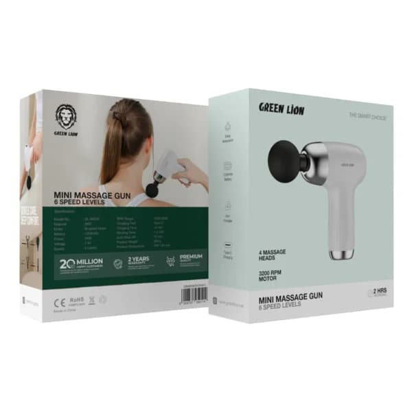 ماساژور تفنگی گرین لاین مدل Mini Massage Gun — تصویر ۳