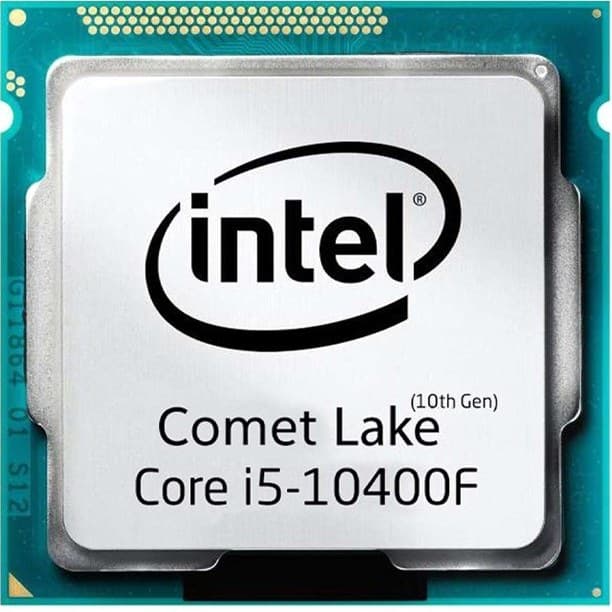 پردازنده Intel Core i5-10400F استوک | سوکت LGA 1200 | 6 هسته/12 رشته | 2.9 تا 4.3 گیگاهرتز | بدون گرافیک | 65 وات