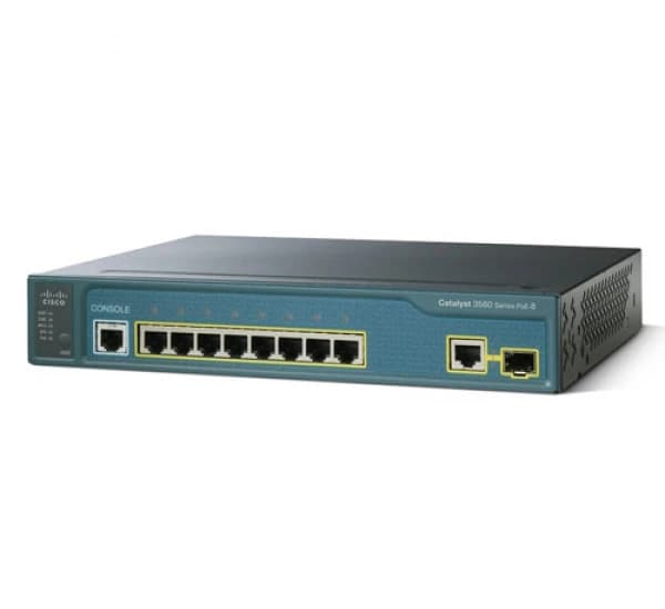سوئیچ سیسکو 8 پورت WS-C3560-8PC-S-کارکرده