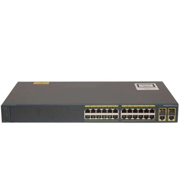 سوییچ 24 پورت POE سیسکو مدل WS-C2960-24PC-L-استوک