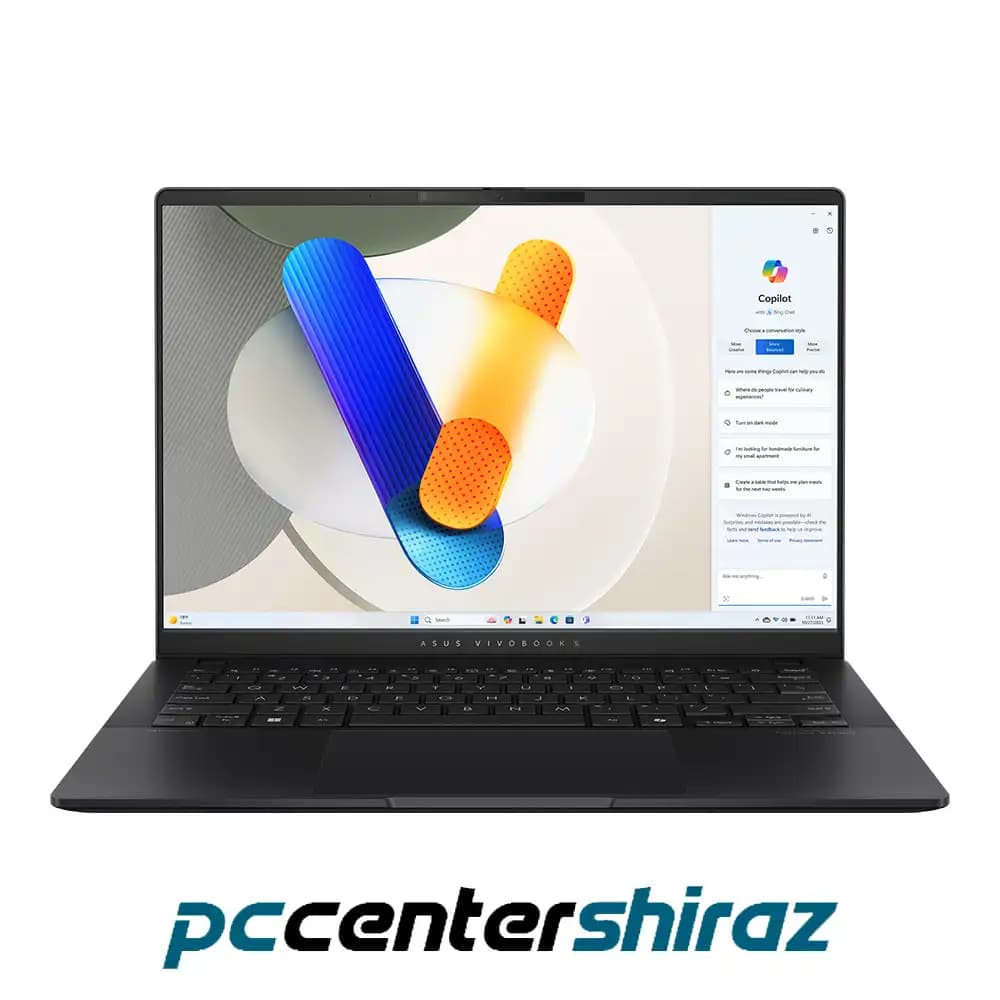 لپ تاپ 14 اینچی ایسوس ASUS VivoBook S5406SA Ultra 7 32D5 1TB Intel Arc