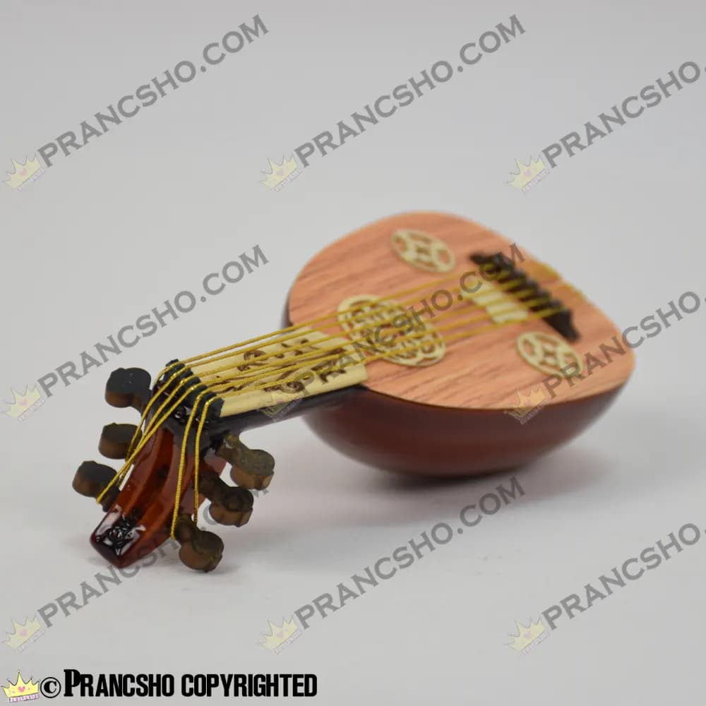 دکوری ساز عود چوبی ایستاده با استند چوبی طرح هخامنش — تصویر ۲
