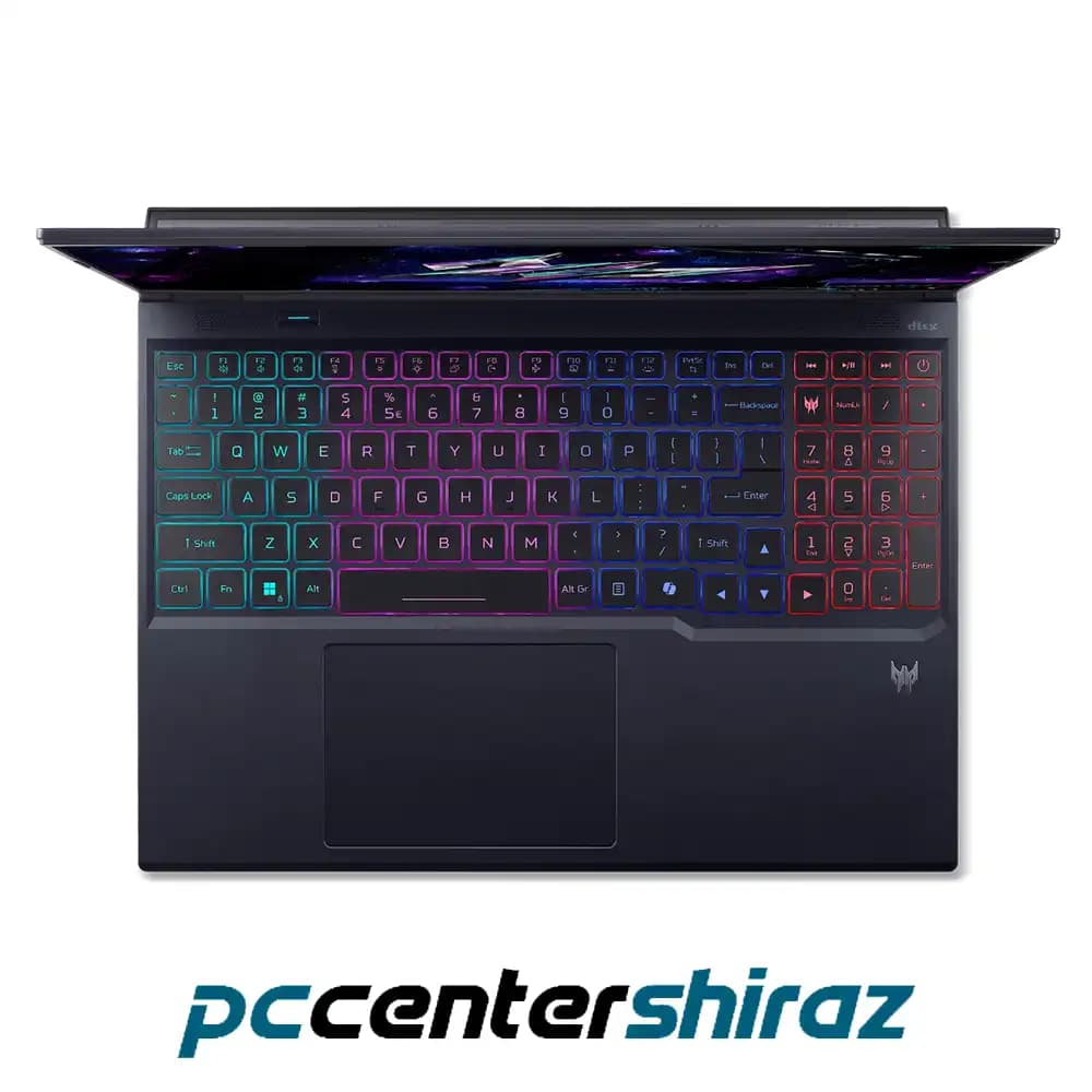 لپ تاپ ایسر 16 اینچی مدل Predator Helios NEO 16 AI Ultra 9 16GB 1TB RTX 5060 8G — تصویر ۲
