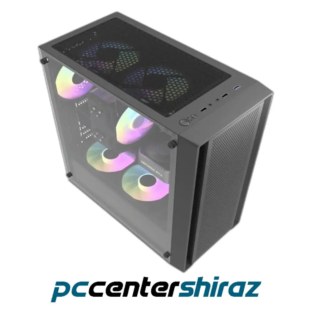 کیس کامپیوتر گیمینگ دارک فلش DarkFlash DK353 — تصویر ۲