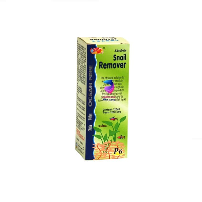 محلول ضد حلزون آکواریوم اوشن فری Snail Remover P6
