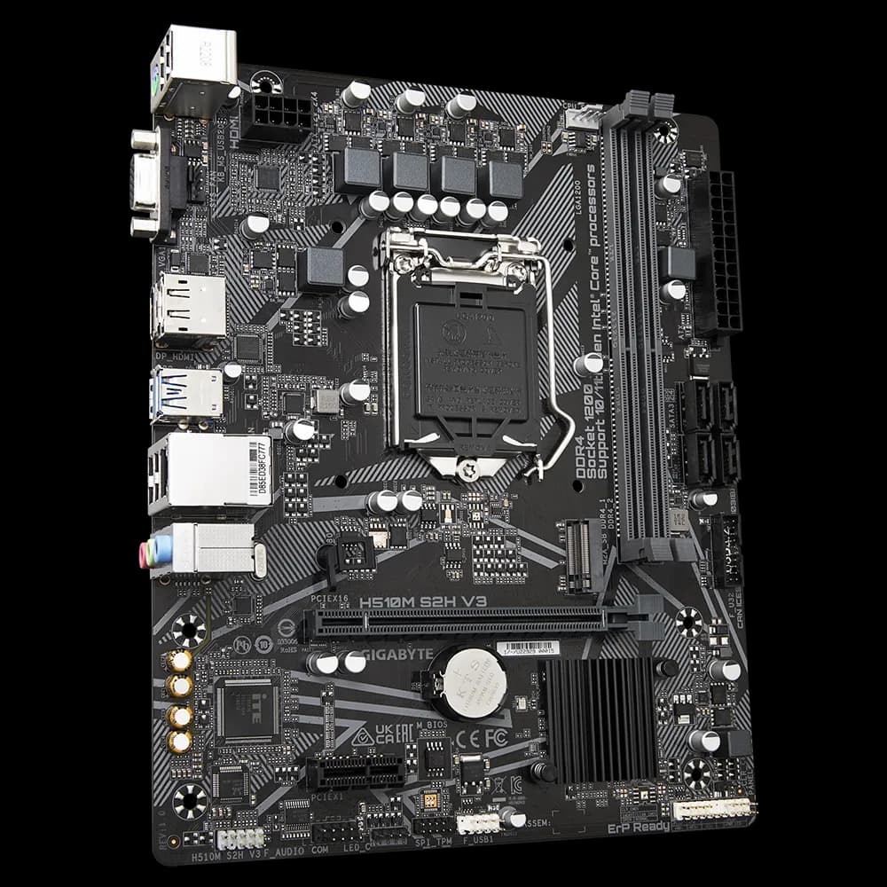 مادربرد گیگابایت مدل H510M S2H V3 — تصویر ۴