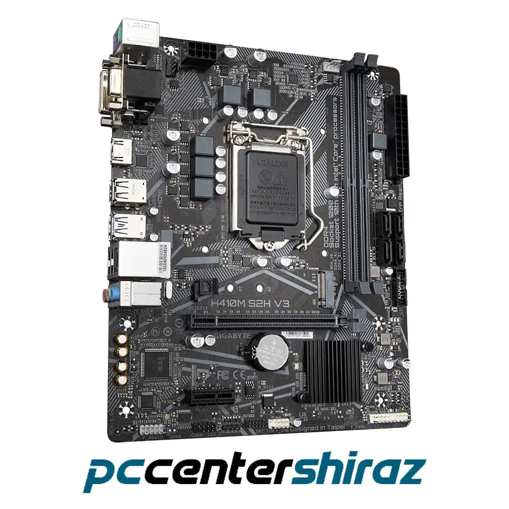 مادربرد گیگابایت مدل GIGABYTE H410M S2H V3 DDR4 — تصویر ۳