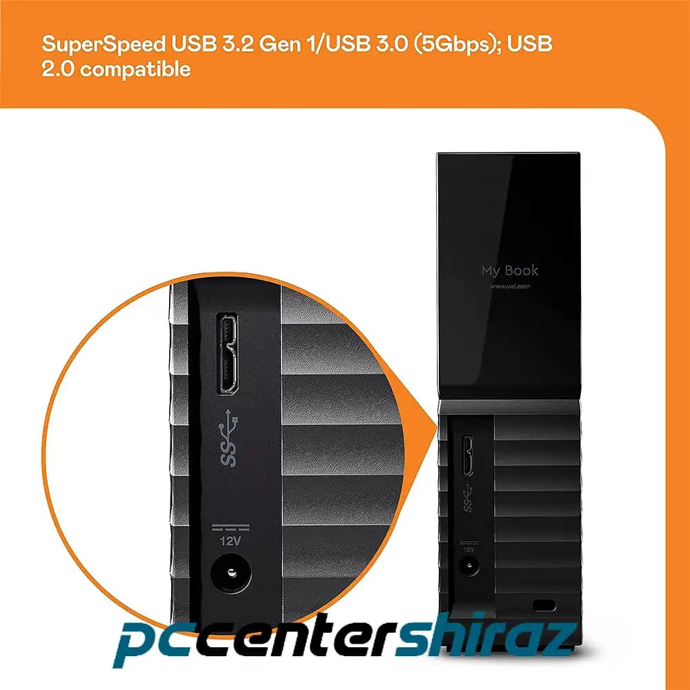 هارد دیسک اکسترنال وسترن دیجیتال مدل WD My BOOK 8TB — تصویر ۴