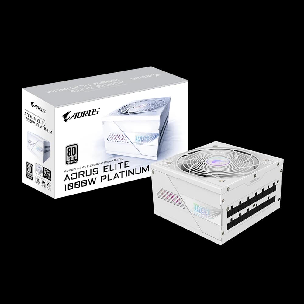 پاور 1000 وات گیگابایت مدل Aorus Elite 1000W ICE Platinum — تصویر ۸