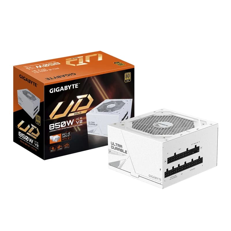 پاور 850 گیگابایت Gigabyte UD 850GM White — تصویر ۲