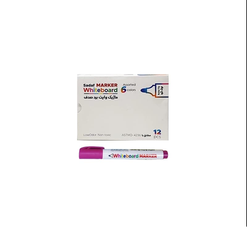 ماژیک چند رنگ وایت برد صدف visa stationery نوک گرد 0.5 میلیمتری — تصویر ۲