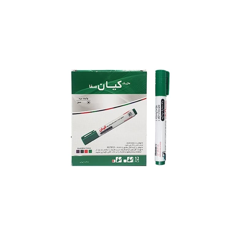 ماژیک سبز وایت برد کیان Ballpoint نوک گرد 0.5 میلی‌متری — تصویر ۲