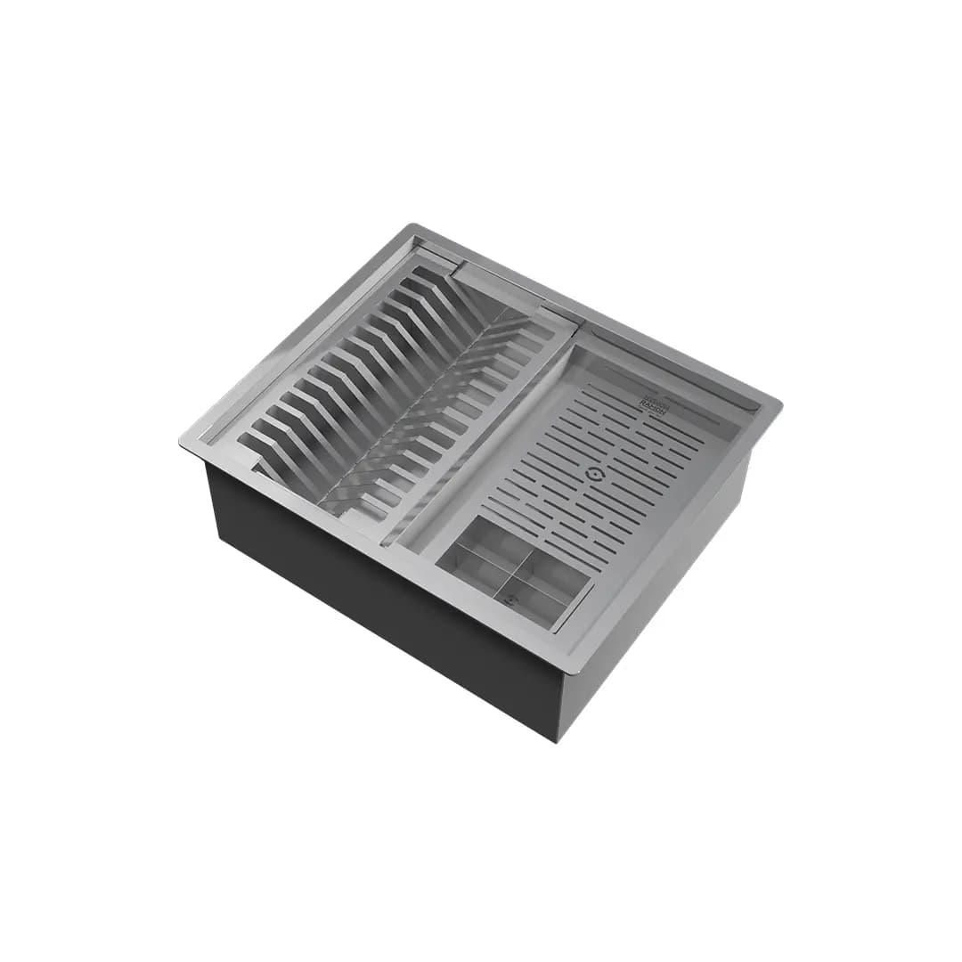 آبچکان استیل توکار مربعی 50*40 سانتی رامون کد RA45