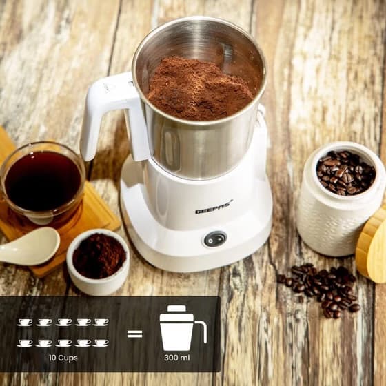 آسیاب جیپاس GCG6105؛ ۴۵۰ وات با تیغه و مخزن استیل — تصویر ۳