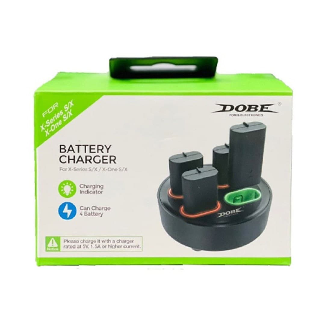 پایه شارژ و ۴ باتری دسته ایکس باکس Dobe مدل TYX-0645S مناسب Xbox One و Series X/S — تصویر ۶