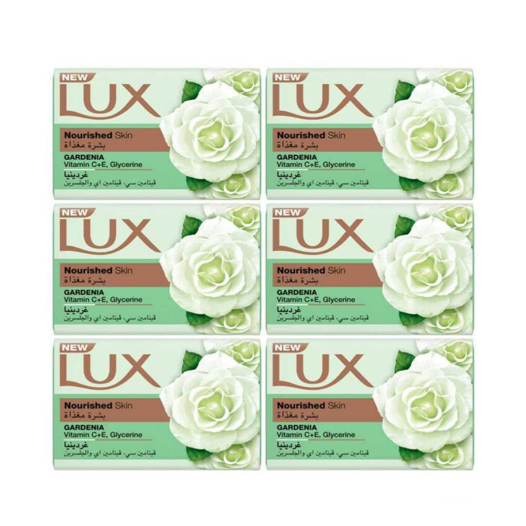 صابون لوکس LUX مغذی پوست بسته 6عددی حجم1020گرمی