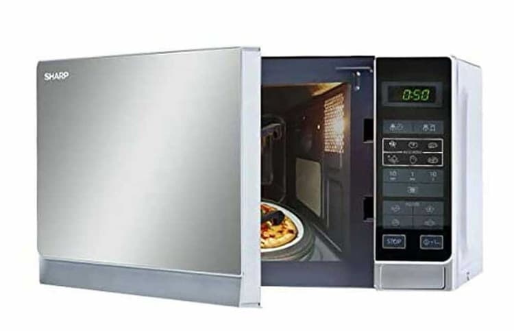 مایکروویو شارپ R75MTS؛ ۲۵ لیتری با گریل ۱۰۰۰ وات