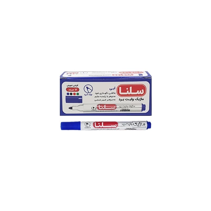 ماژیک آبی وایت برد, گلس برد سلنا sp نوک گرد 0.5 میلیمتری — تصویر ۲