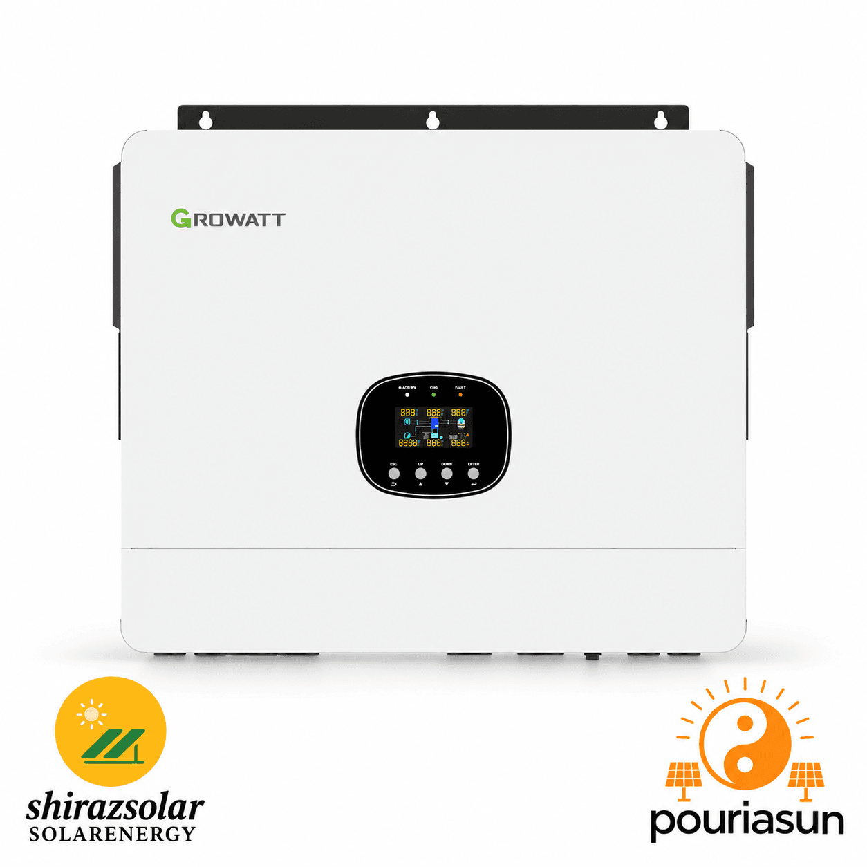 سانورتر هیبریدی گرووات Growatt SPE 12000 ES ظرفیت ۱۲ کیلووات تک‌فاز