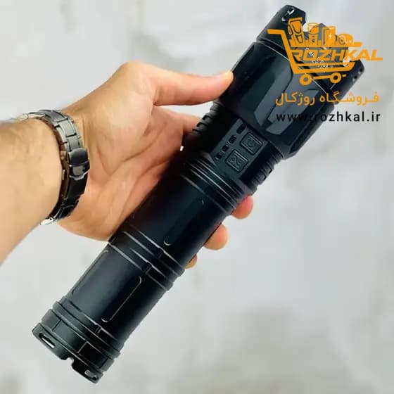 چراغ قوه اسمال سان مدل ZY-T260 لامپ P60 با قدرت نور و زوم بالا اورجینال — تصویر ۲