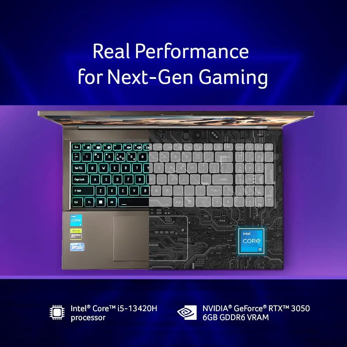 لپ تاپ ایسر مدل Acer Aspire 7 i5 13420H 16D4 512SSD 6GB — تصویر ۳