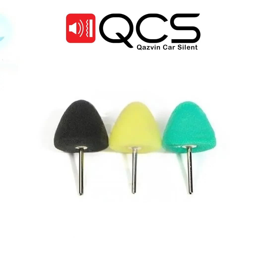 کیت پد پولیش مخروطی 3 عددی سورین بو مدل Surainbow Detail Polisher Cone Pad T015 — تصویر ۲
