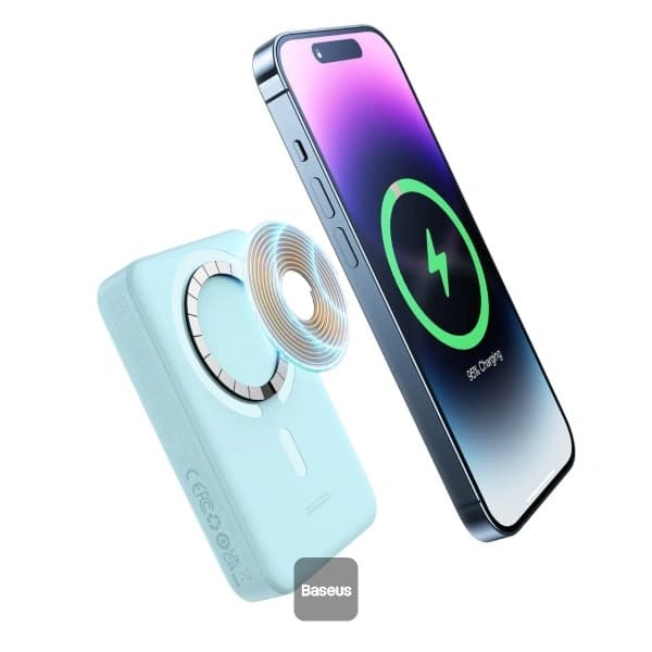 پاوربانک 30 وات بیسوس مدل Magnetic Mini 10000mAh — تصویر ۴