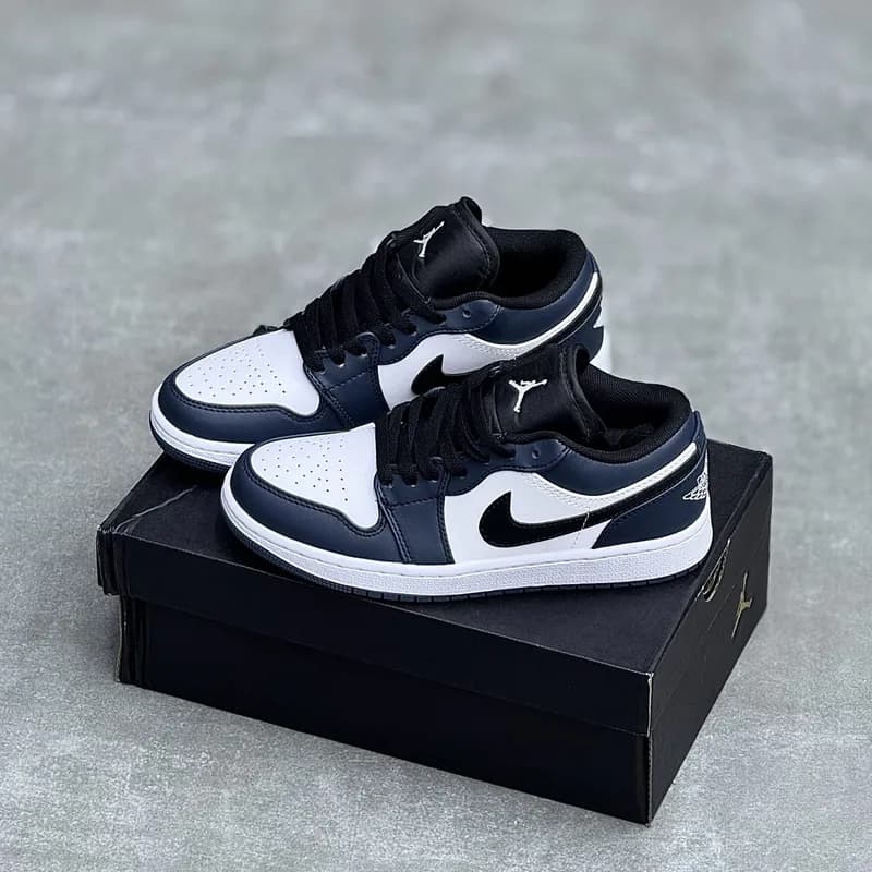 کفش کتونی نایک ایر جردن 1 لو میدنایت نیوی | Nike Air Jordan 1