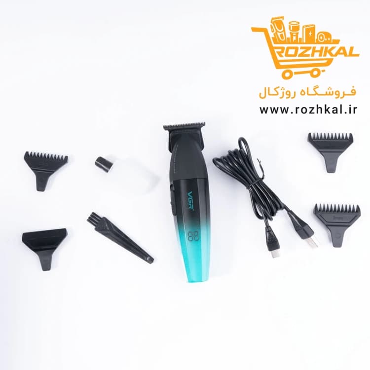 ماشین اصلاح خط زن وی جی آر مدل V-906 اورجینال و آکبند — تصویر ۳