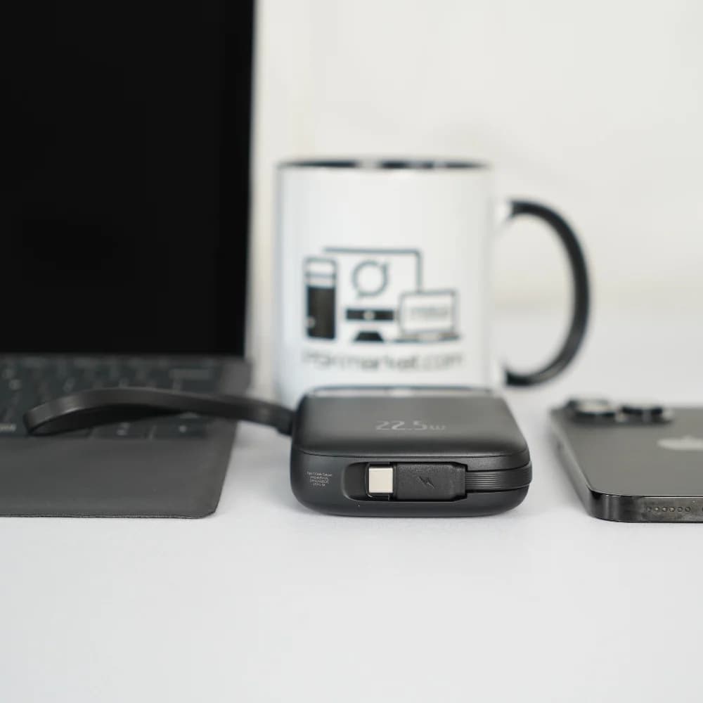 پاوربانک بیسوس 10000mAh مدل QPow2 Dual Cable — تصویر ۶