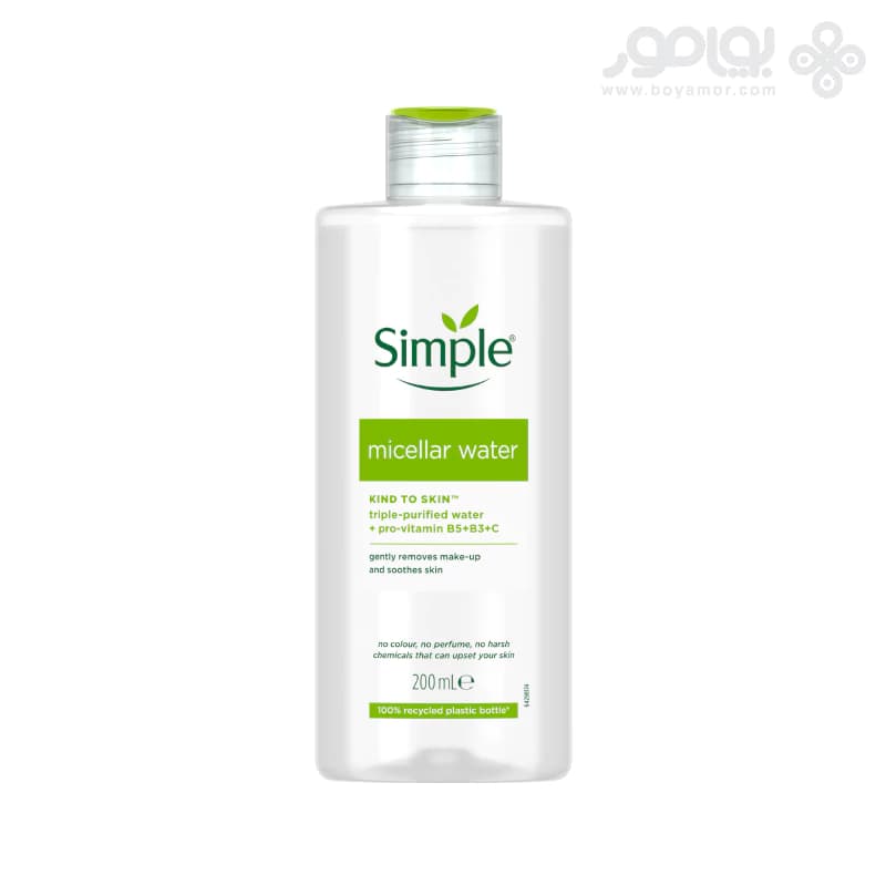 میسلار واتر سیمپل مدل Kind To Skin حجم 200 میل — تصویر ۴
