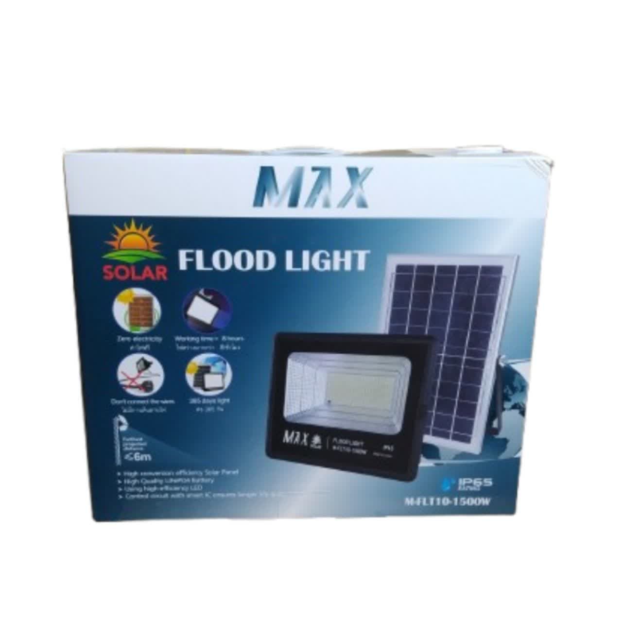 چراغ و پرژکتور خورشیدی مکس مدل M-FLT10-1500W — تصویر ۲