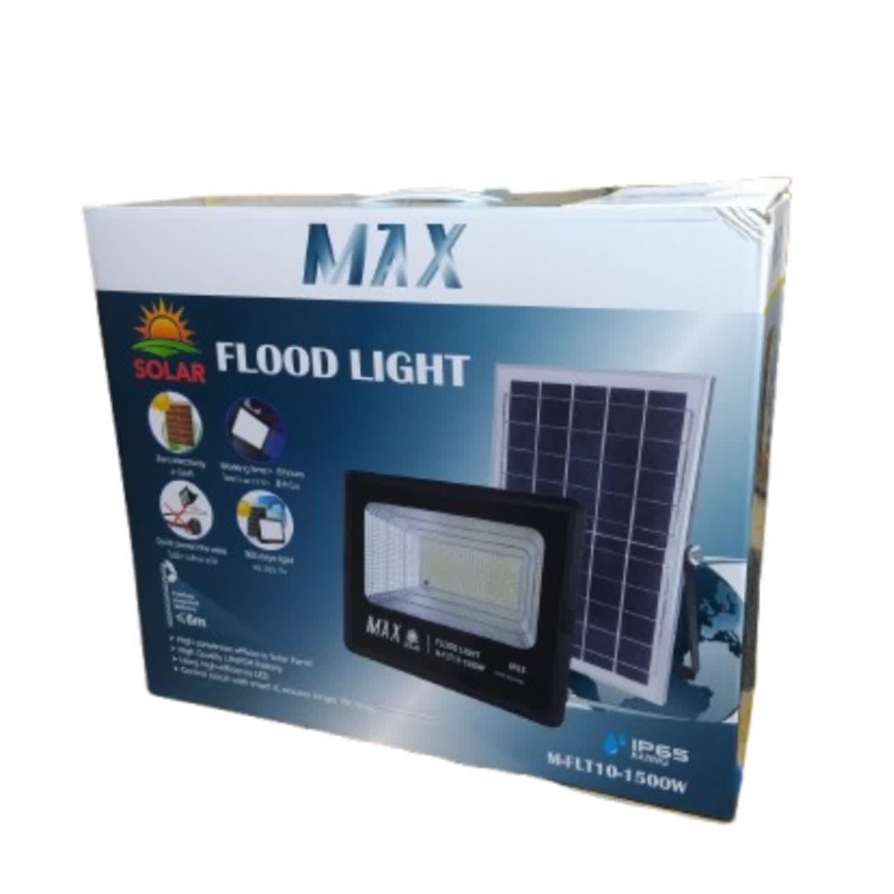 چراغ و پرژکتور خورشیدی مکس مدل M-FLT10-1500W — تصویر ۳