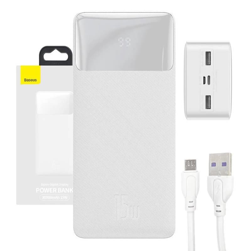 پاوربانک بیسوس 30000mAh مدل BASEUS BIPOW15W