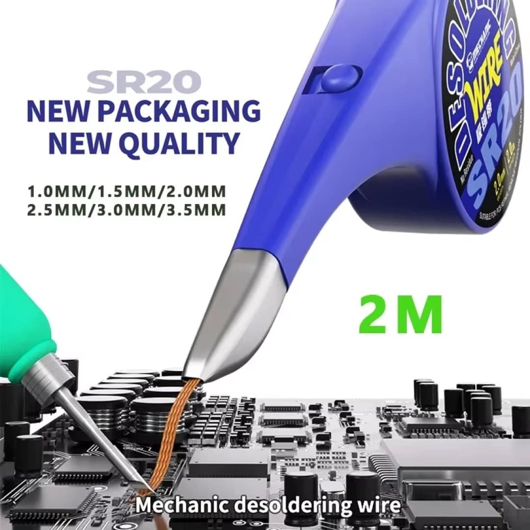سیم قلع کش مکانیک مدل SR20 2mm — تصویر ۷