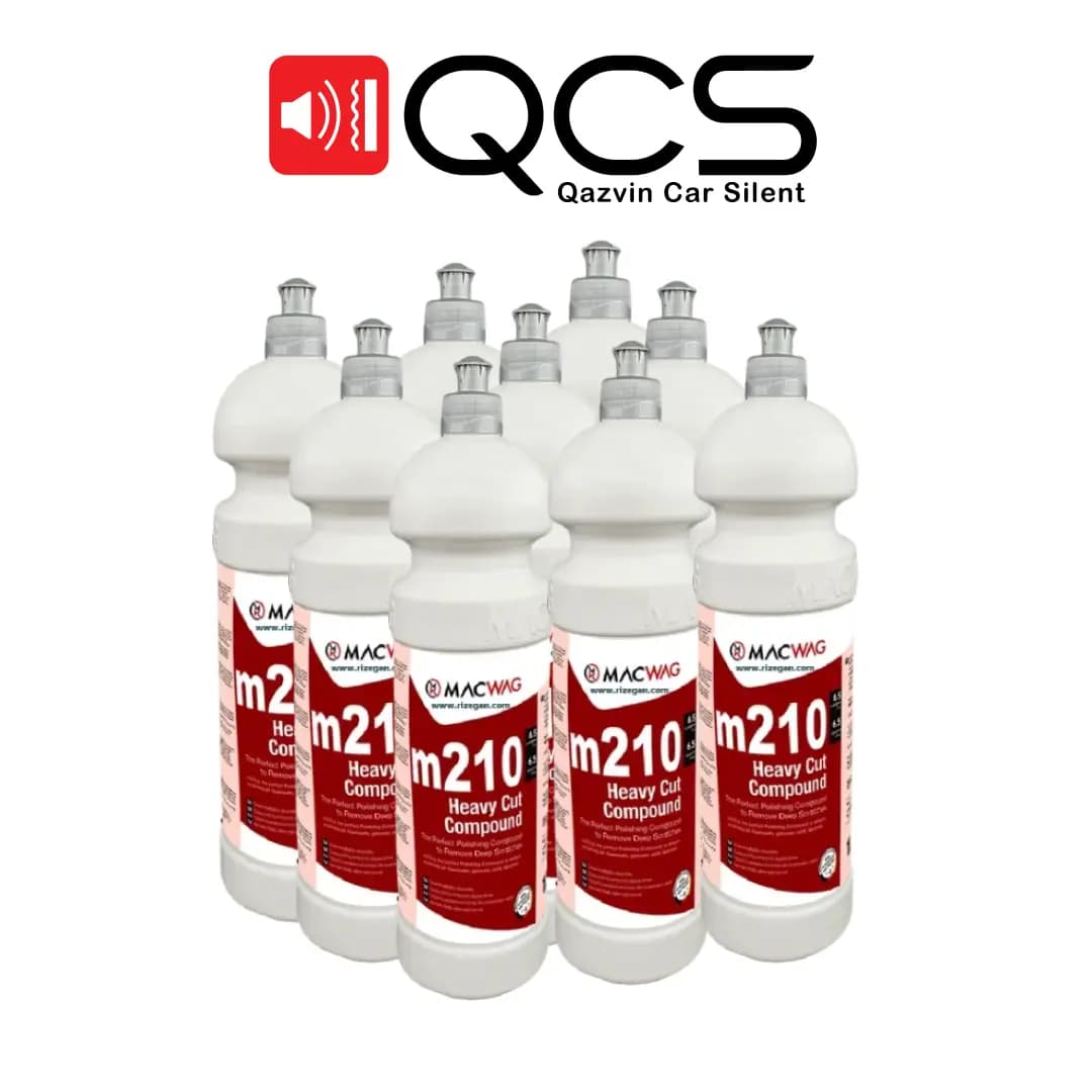پوليش زبر یک لیتری مگ وگ MacWag Heavy Cut Compound m210 — تصویر ۲