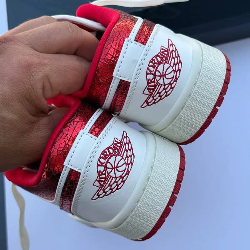 کفش کتونی نایک ایر جردن وان لو یاقوتی | Nike Air Jordan 1 Low Ruby — تصویر ۳