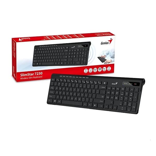 کیبورد بی سیم جینیس مدل Genius SlimStar 7230 — تصویر ۴