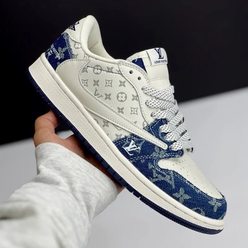 کفش کتونی نایک جردن وان لویی ویتون | Air Jordan 1 Travis Louis Vuitton
