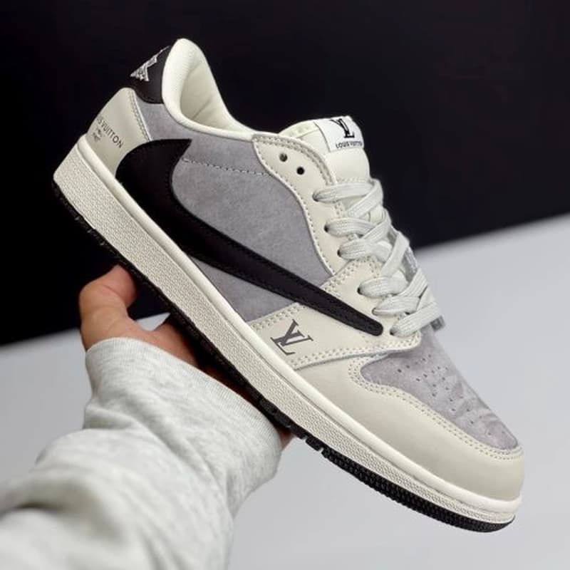 کفش کتونی نایک ایر جردن وان لویی ویتون | Nike Air Jordan 1 Louis Vuitton
