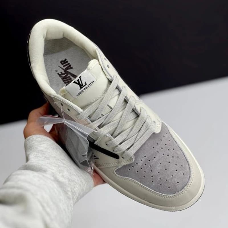 کفش کتونی نایک ایر جردن وان لویی ویتون | Nike Air Jordan 1 Louis Vuitton — تصویر ۳