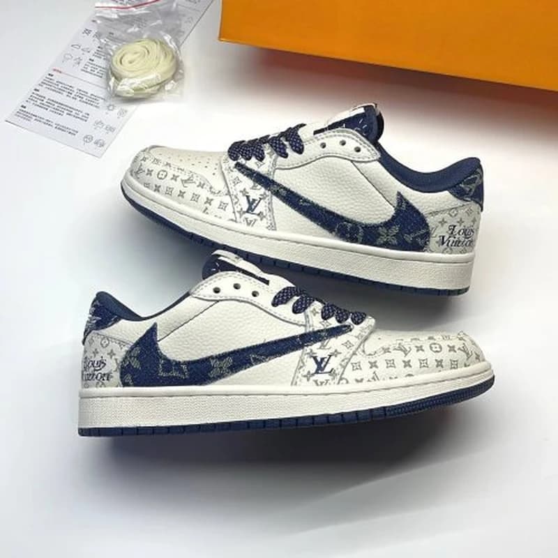 کفش کتونی نایک ایر جردن وان لویی ویتون | Air Jordan 1 Louis Vuitton