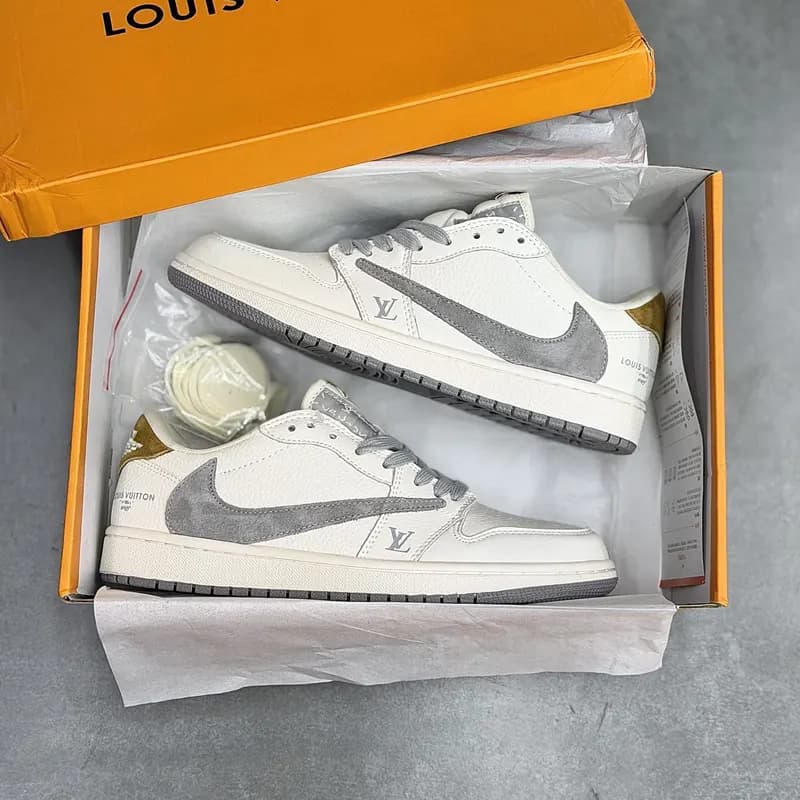 کفش کتونی نایک ایر جردن 1 لویی ویتون | Nike Air Jordan 1 Louis Vuitton — تصویر ۲